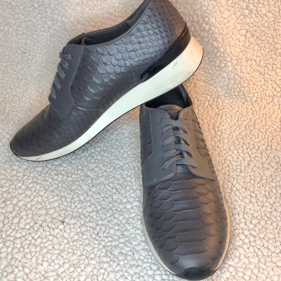 Vince Gray Rayner Python-print Trainer Sneakers - Picture 15 of 16